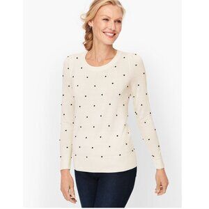 Talbots Juliet Hearts and Dots Sweater Size 1X NWT